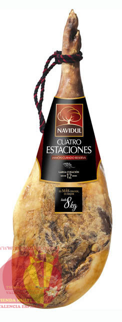 Serrano Ham Navidul 4 Estaciones ≈ 8 kg/17,6 lb, 12+ months
