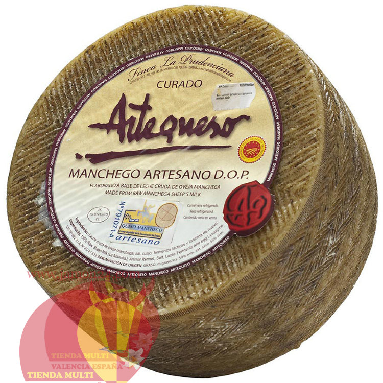 Sheep Milk Cheese Manchego, Artequeso D.O. ≈ 3 kg