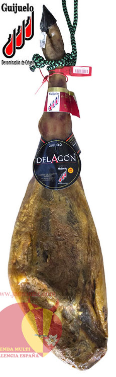 Iberian Ham Acorn-Fed 75%, Delagon Gran Reserva Guijuelo D.O ≈ 7,5 - 8 kg/16,5 - 17,5 lb, 48+ months