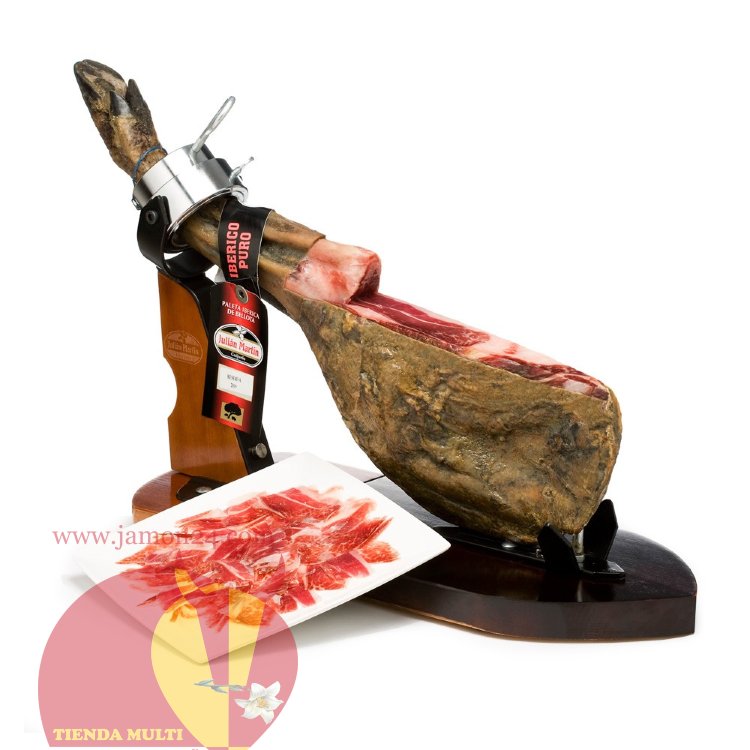 Iberian Ham 100% Pure, Acorn-Fed Julian Martin Guijuelo Reserva Unica ≈ 9,6 kg/21 lb, 52+ months