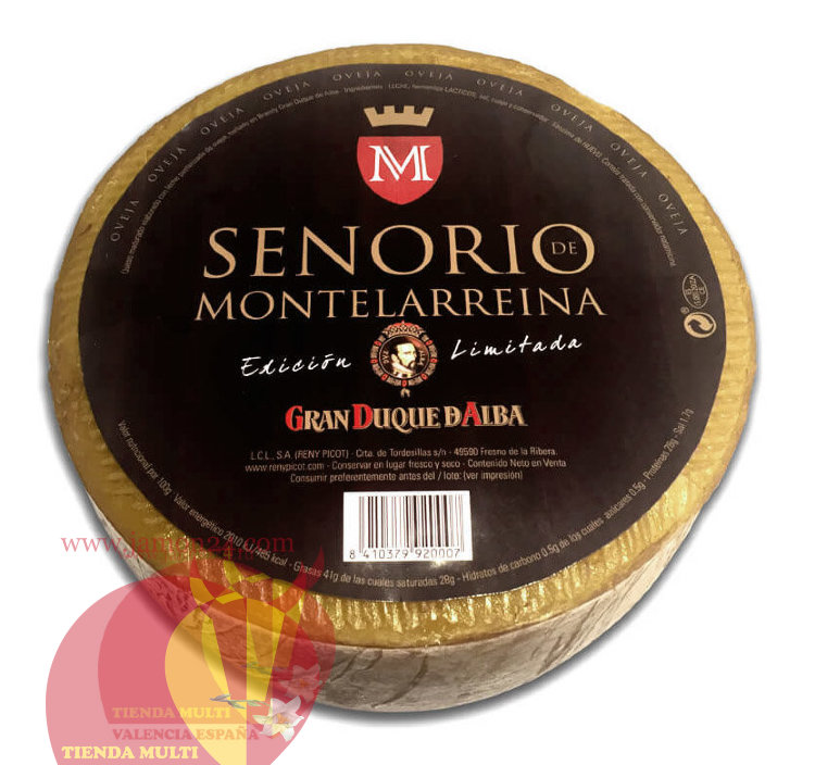 Sheep Milk Cheese Senorio de Montelareina Gran Duque Dalba, With Brandy ≈ 3 kg