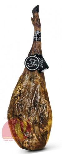 Iberian Ham 100% Pure, Acorn-Fed 5J Cinco Jotas ≈ 7,5 kg/16,5 lb, 44+ months