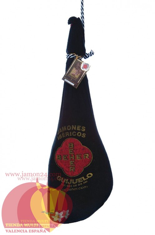 Iberian Ham 100% Pure, Acorn-Fed Beher Golden Label ≈ 6,5 - 7 kg/14,3 - 15,4 lb up to 44 months