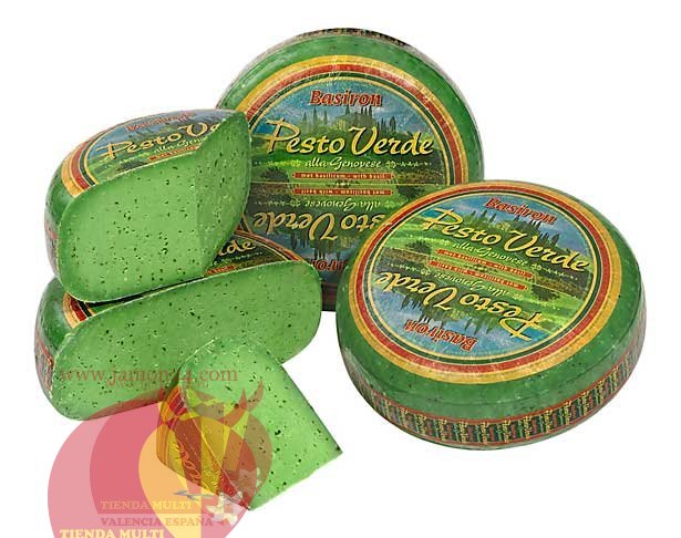 Cow's Milk Cheese Basiron, with Pesto ≈ 1 kg