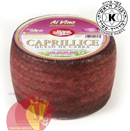 Goat's Milk Cheese Caprillice, with Wine ≈ 2,5 kg