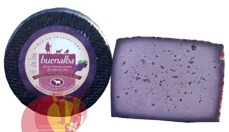 Goat's Milk Cheese Buenalba, with Wine ≈ 1,6 - 1,8 kg