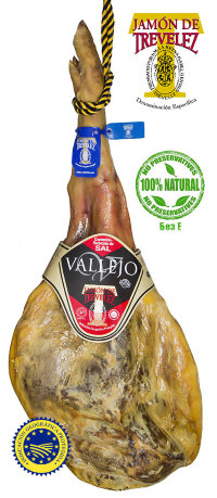 Trevélez I.G.P. Ham Vallejo Blue Label ≈ 7 - 7,5 kg/15,5 - 16,6 lb, 17+ months