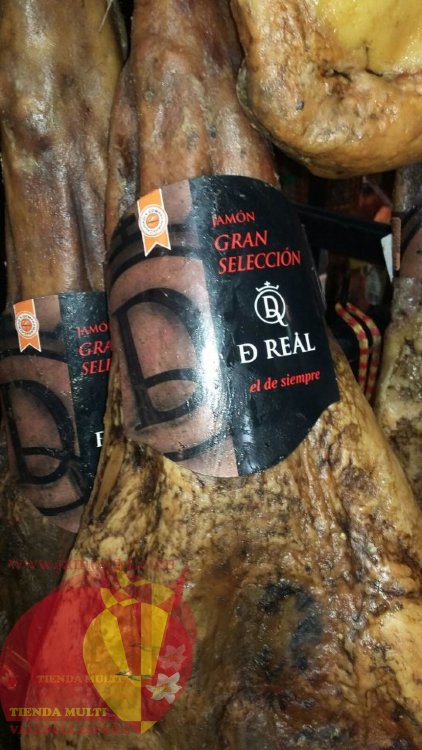 Iberian Ham, Cereal-Fed D Real ≈ 7,5 kg/16,5 lb, 14 - 16 months