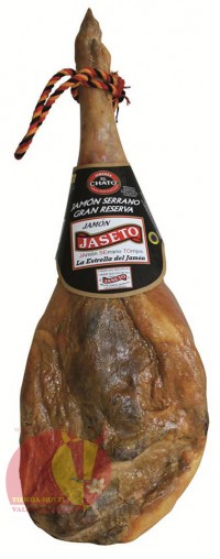 Serrano Ham El Chato Jaseto ≈ 7,5 - 8 kg/16,5 - 17,6 lb, 15+ months