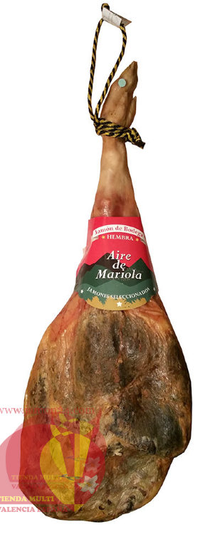 Serrano Ham Aire de Mariola ≈ 7,5 - 8 kg/16,5 - 17,6 lb, 12+ months