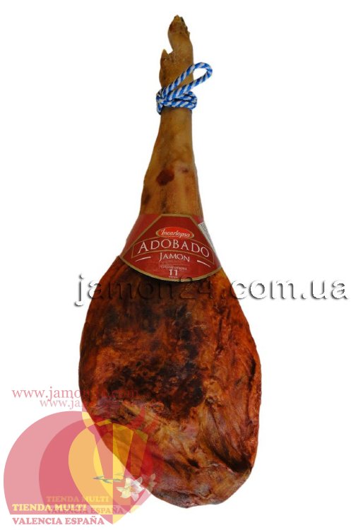 Serrano Ham Sierra Aldobado Cured in Paprika ≈ 7 kg/15,4 lb, 11+ months